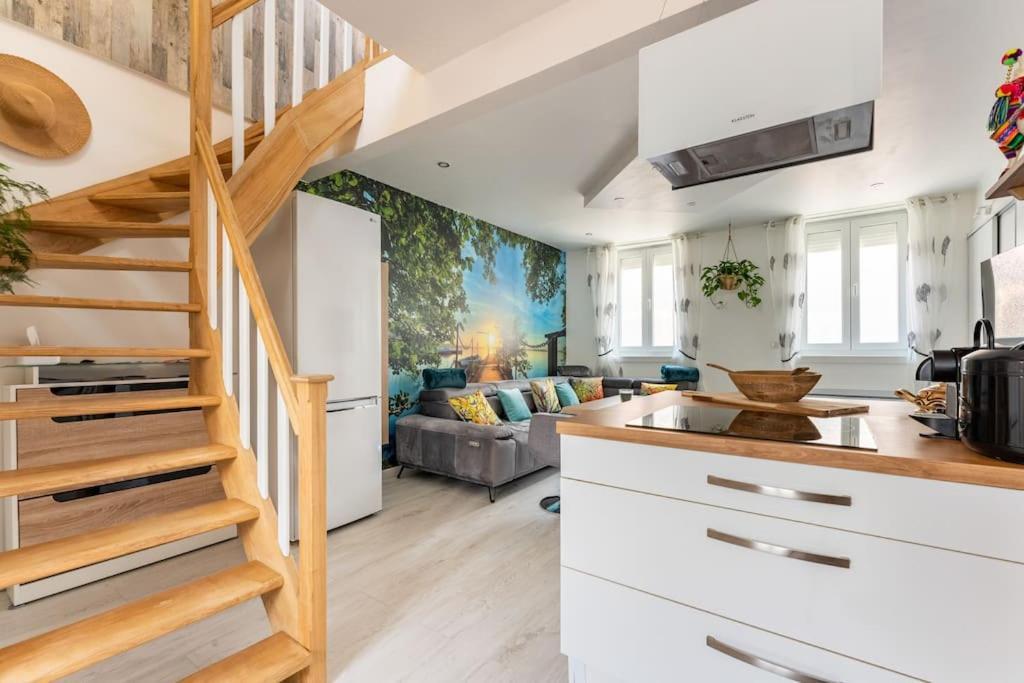 Casa Inca Calais - Duplex Soleil Latino - Parking Free, Station Lägenhet Exteriör bild
