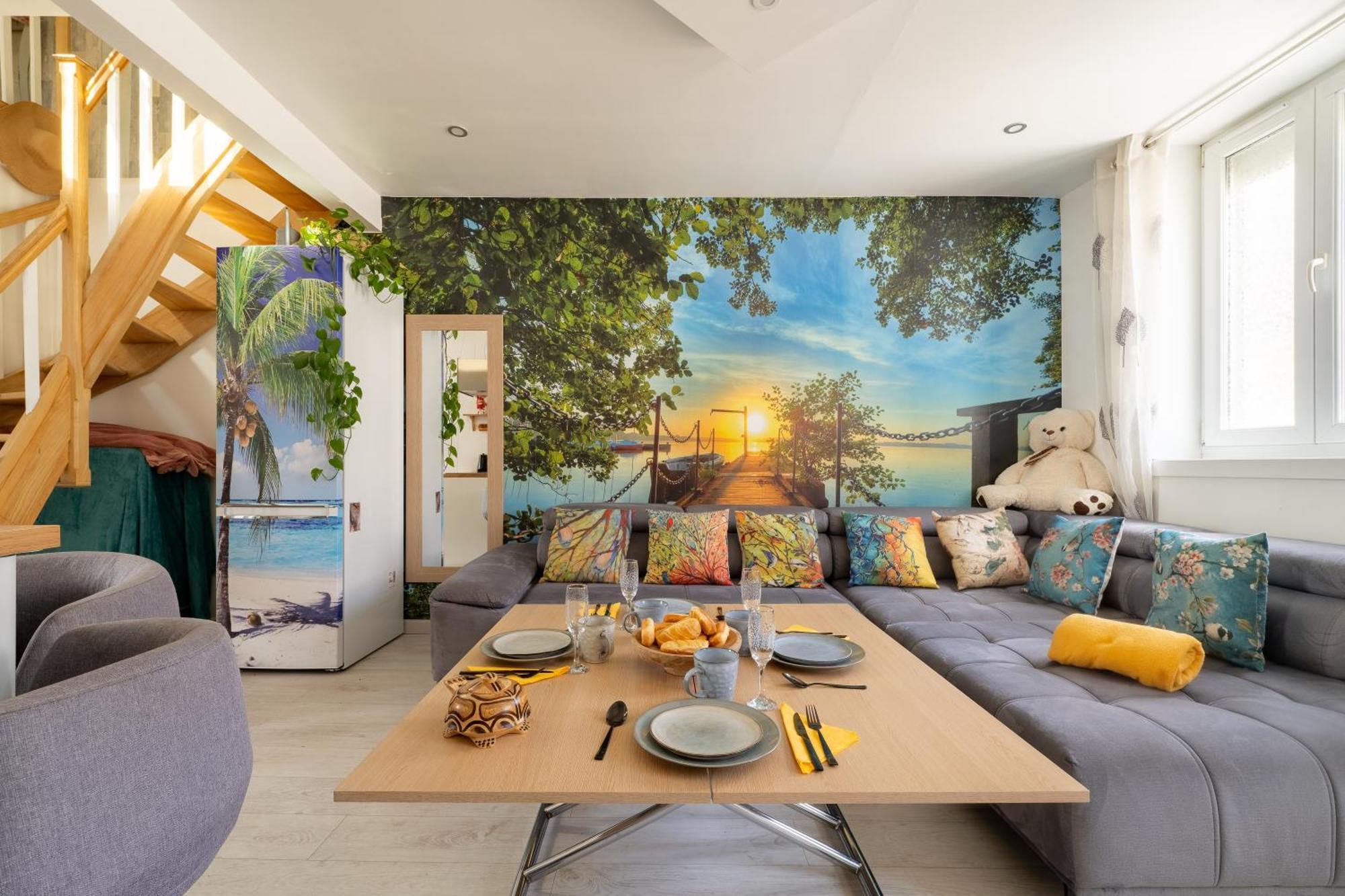 Casa Inca Calais - Duplex Soleil Latino - Parking Free, Station Lägenhet Exteriör bild