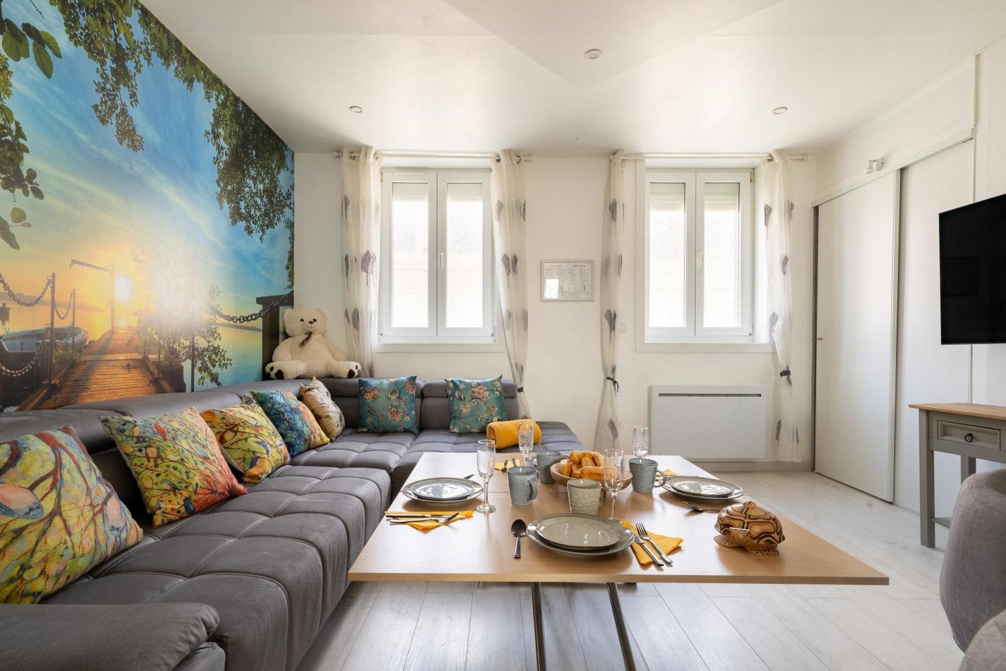 Casa Inca Calais - Duplex Soleil Latino - Parking Free, Station Lägenhet Exteriör bild