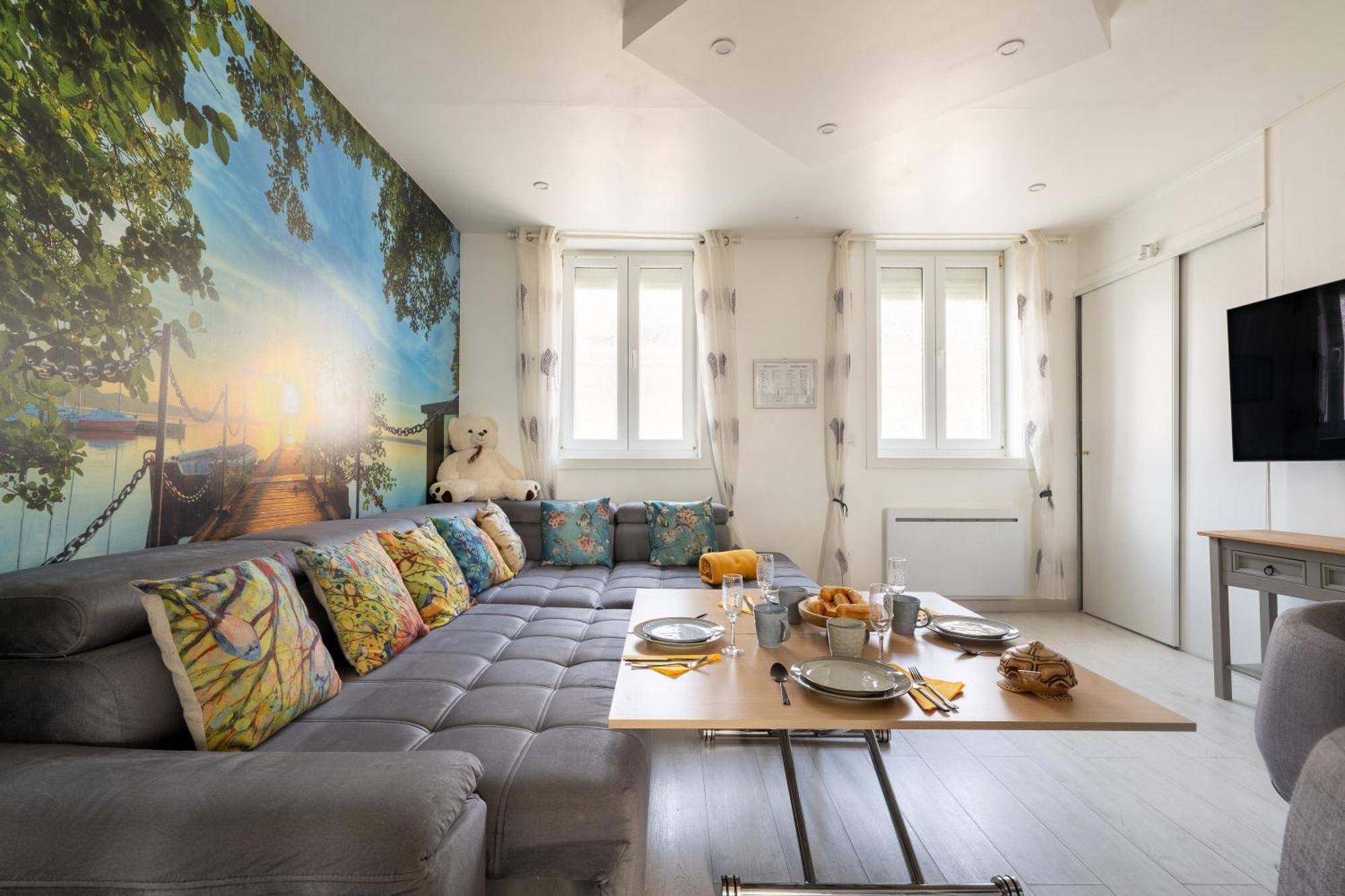 Casa Inca Calais - Duplex Soleil Latino - Parking Free, Station Lägenhet Exteriör bild